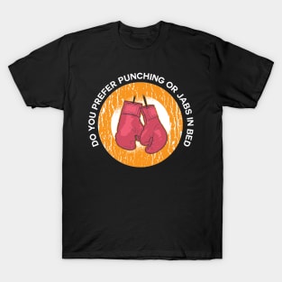 Vintage Boxer Boxing Gloves Design Funny Boxing Quote T-Shirt